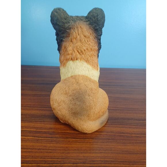 1998 Artline Realistic Garden Decor Resin Dog Figure Painted Nails Happy Fun - Picture 5 of 10